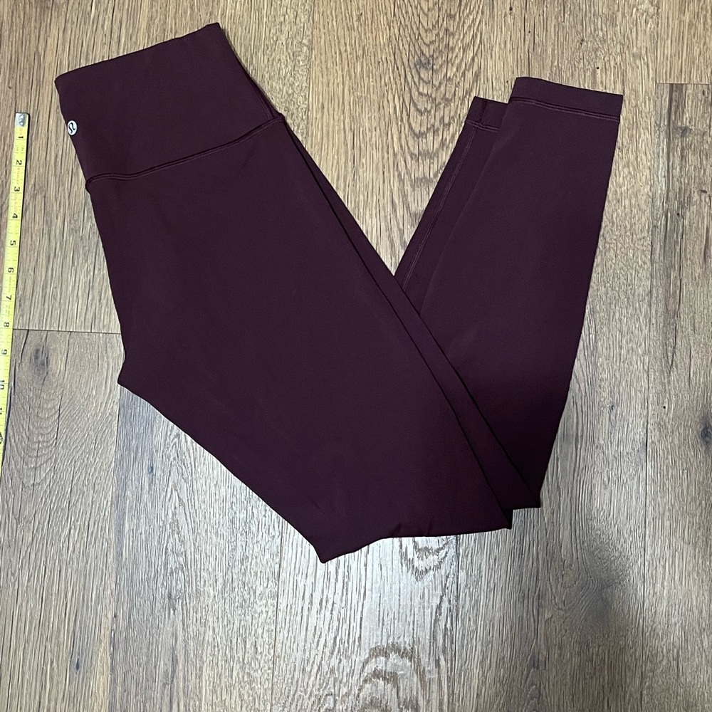 Lululemon Align Athletica Burgundy/Plum Leggings